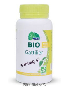 Gattilier Bio (fruit, Vitex agnus-castus) – 90 gélules – MGD