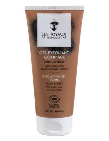 Gel Exfoliant Gommage - 200 ml - Corps et Buste - LES JOYAUX DE MADAGASCAR
