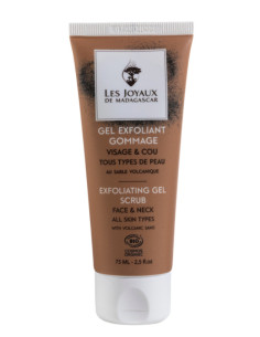 Gel Exfoliant Gommage BIO - 75 ml - Visage et Cou - LES JOYAUX DE MADAGASCAR