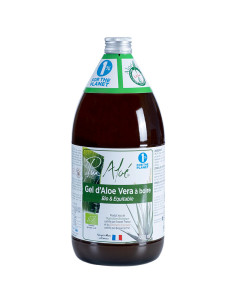 Gel d'Aloé vera BIO pasteurisé à boire - 1 L - PUR ALOE