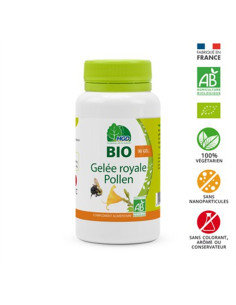 Gelée royale + pollen Bio – 90 gélules – MGD