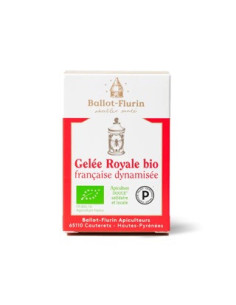 Gelée royale française dynamisée bio – cure de 25 jours – 10 g – BALLOT-FLURIN