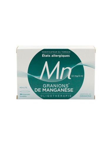 Granions de Manganese - 30 ampoules - GRANIONS