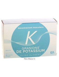 Granions de Potassium - 30 ampoules - GRANIONS
