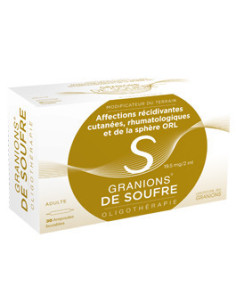 Granions de Soufre - 30 ampoules - GRANIONS