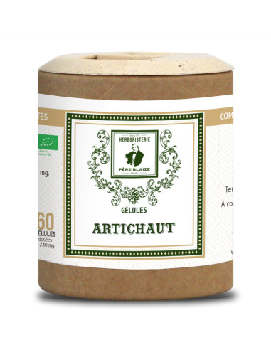 Gélules artichaut BIO - 60 gélules - PÈRE BLAIZE