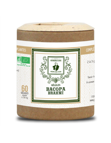 Gélules bacopa brahmi - 60 gélules - PÈRE BLAIZE