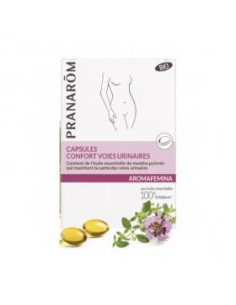 Aromafemina - Capsules confort  voies urinaires Bio- 15 caps - PRANAROM