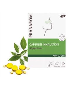 Aromaforce - Capsules Inhalation BIO - 15 mono-doses - PRANAROM