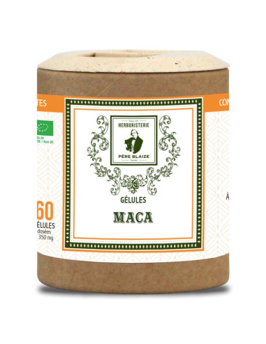 Gélules maca BIO - 60 gélules - PÈRE BLAIZE