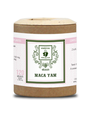 Gélules maca yam - 120 gélules - PÈRE BLAIZE