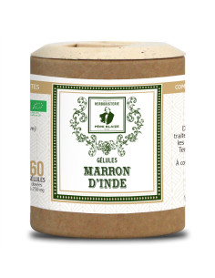 Gélules marron d'Inde BIO - 60 gélules - PÈRE BLAIZE