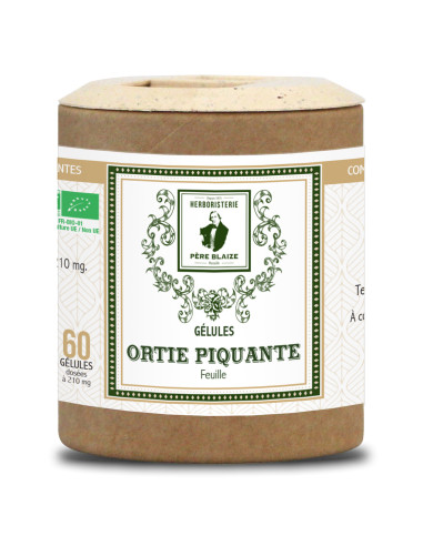 Gélules ortie piquante BIO - 60 gélules - PÈRE BLAIZE