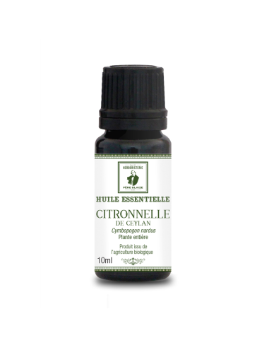 HE Citronnelle Ceylan BIO - 10 ml - PÈRE BLAIZE