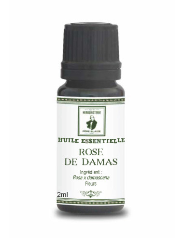 Huile Essentielle Rose de Damas BIO (Iran) - 2 ml - Père Blaize